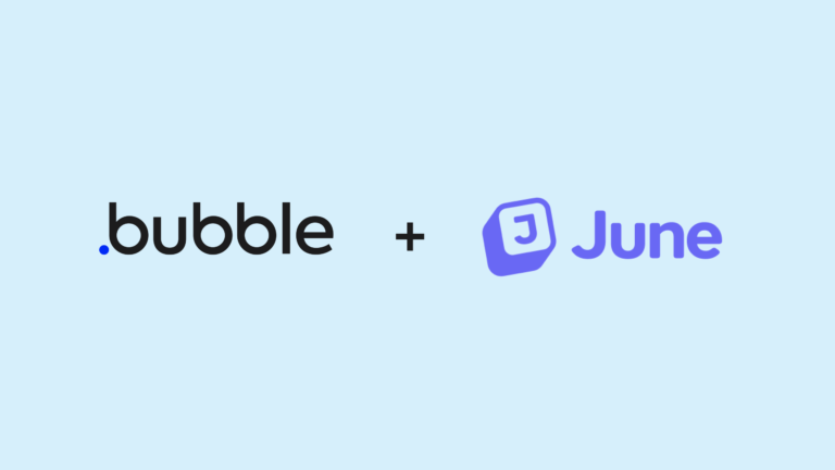 June.so + Bubble: zautomatyzowana analiza produktów dla aplikacji B2B SaaS