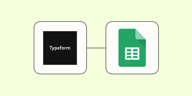 Połącz Typeform z Google Sheets i automatycznie dodawaj odpowiedzi do arkusza kalkulacyjnego