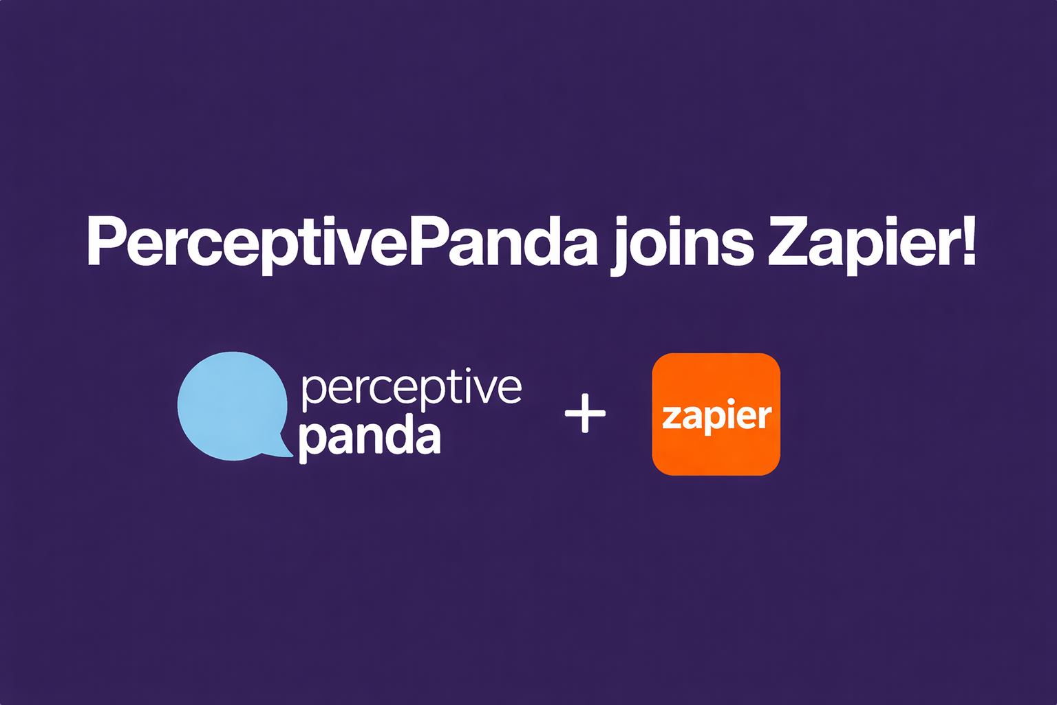 PerceptivePanda dołącza do Zapier.