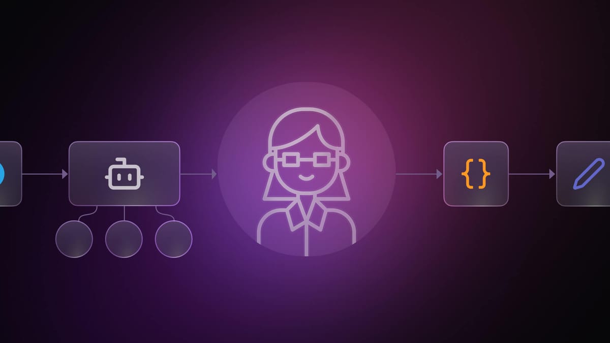 Automatyzacja z udziałem człowieka: Twórz przepływy pracy AI, które utrzymują kontrolę po stronie człowieka