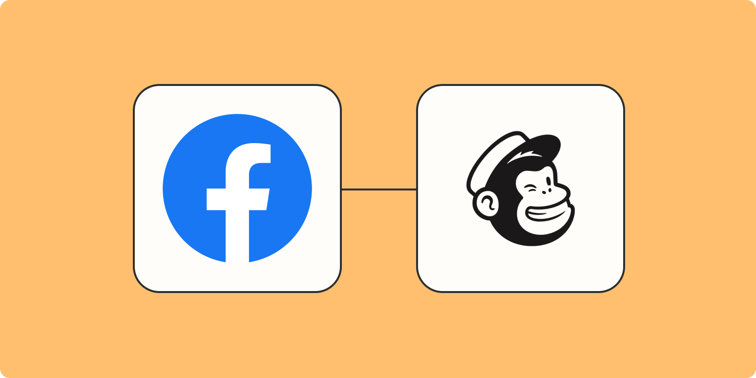 Połącz Facebook Lead Ads z listą e-mailową Mailchimp